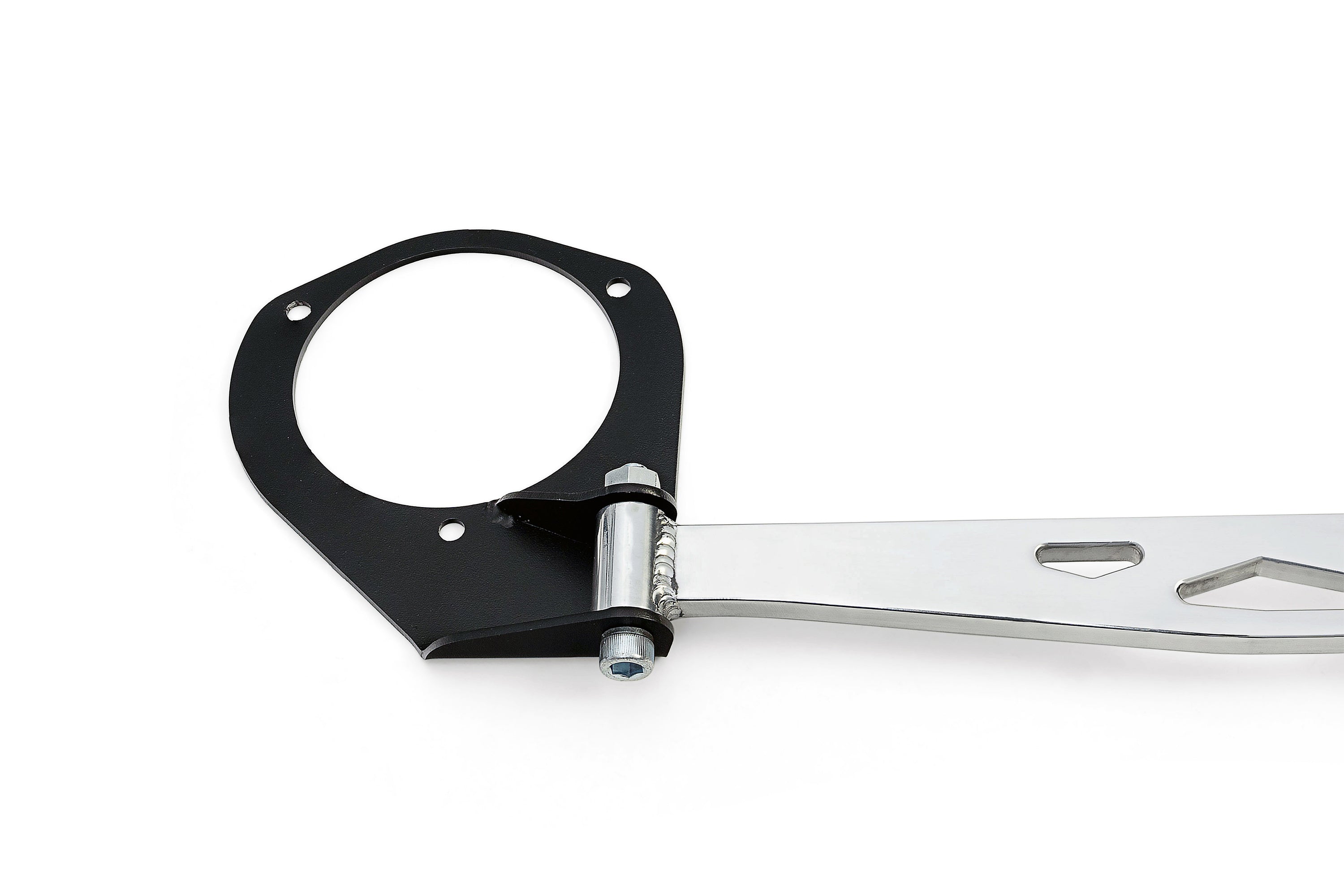 HPS Performance Aluminum Front Strut Tower Brace Bar, Polished, 42-107P