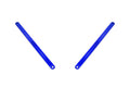 HPS Performance Front Billet Strut Bar Cross Brace Blue 42-115BL