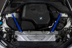HPS Performance Front Billet Strut Bar Cross Brace, Blue, 42-115BL
