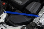 HPS Performance Front Billet Strut Bar Cross Brace, Blue, 42-115BL