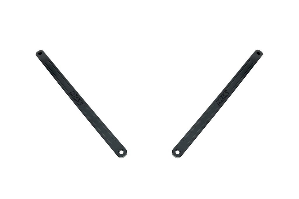HPS Performance Front Billet Strut Bar Cross Brace Black 42-115WB