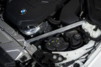 HPS Performance Front Billet Strut Bar Cross Brace, Black, 42-115WB