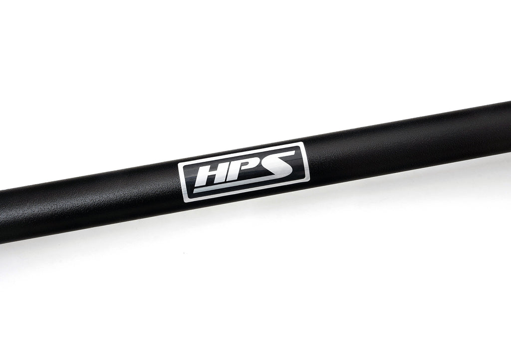 HPS Performance Aluminum Front Strut Tower Brace Bar, Black, 42-116WB
