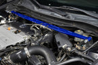 HPS Performance Aluminum Front Strut Tower Brace Bar, Blue, 42-119BL