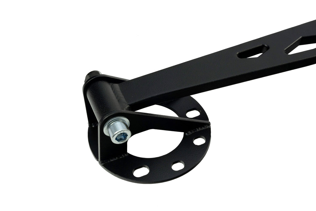 HPS Performance Aluminum Front Strut Tower Brace Bar, Black, 42-119WB