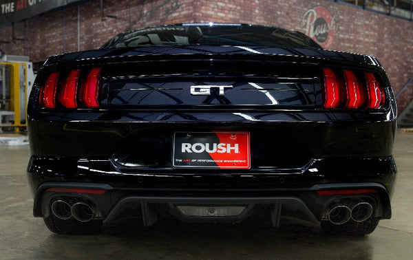 Roush Active Axleback Exhaust System - Ford Mustang 5.0L GT (2018-2023)