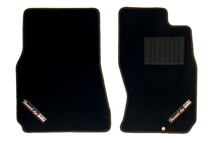 HKS "Tuned By" Premium Front Floor Mats Set - Nissan Skyline R34 GT-R (1999-2002)