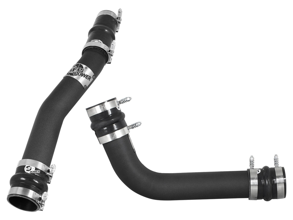 aFe 46-20014 BladeRunner 3 IN Aluminum Hot and Cold Charge Pipe Kit Black - view 2