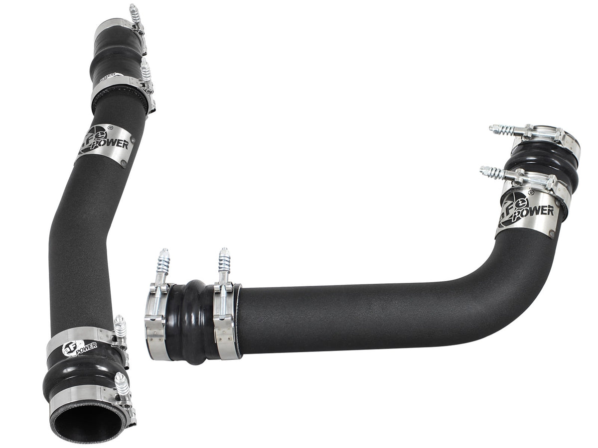 aFe 46-20014 BladeRunner 3 IN Aluminum Hot and Cold Charge Pipe Kit Black - view 3