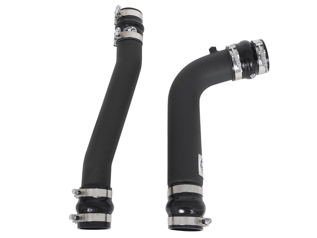 aFe 46-20034-B BladeRunner 3 IN & 3-1/2 IN Aluminum Hot and Cold Charge Pipe Kit Black - view 2