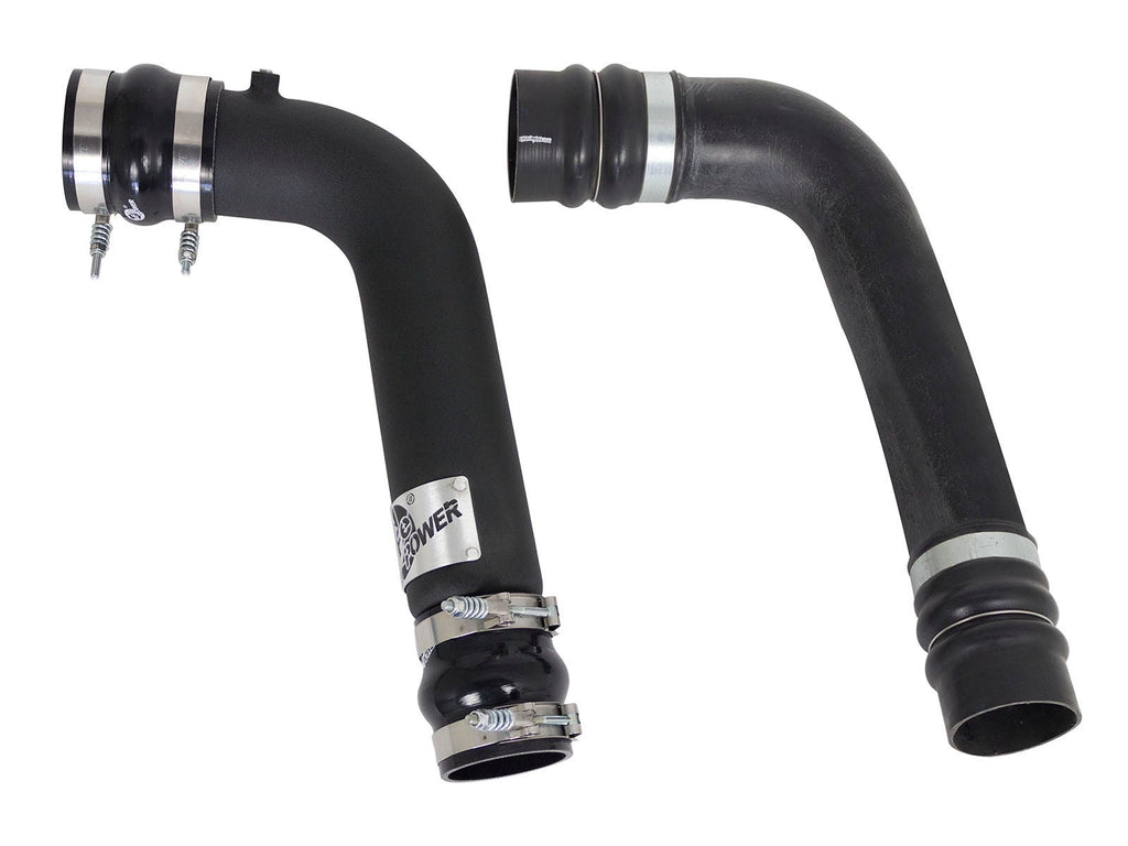 aFe 46-20034-B BladeRunner 3 IN & 3-1/2 IN Aluminum Hot and Cold Charge Pipe Kit Black - view 7