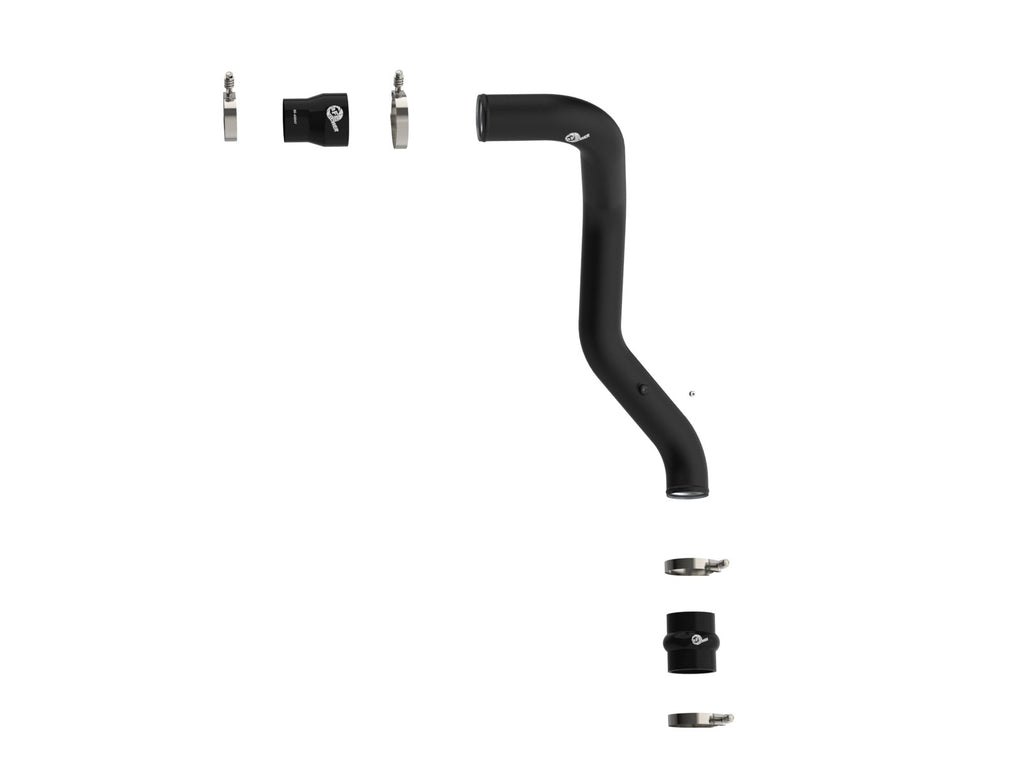 aFe 46-20049 BladeRunner 3 IN Aluminum Hot Charge Pipe Black - view 2