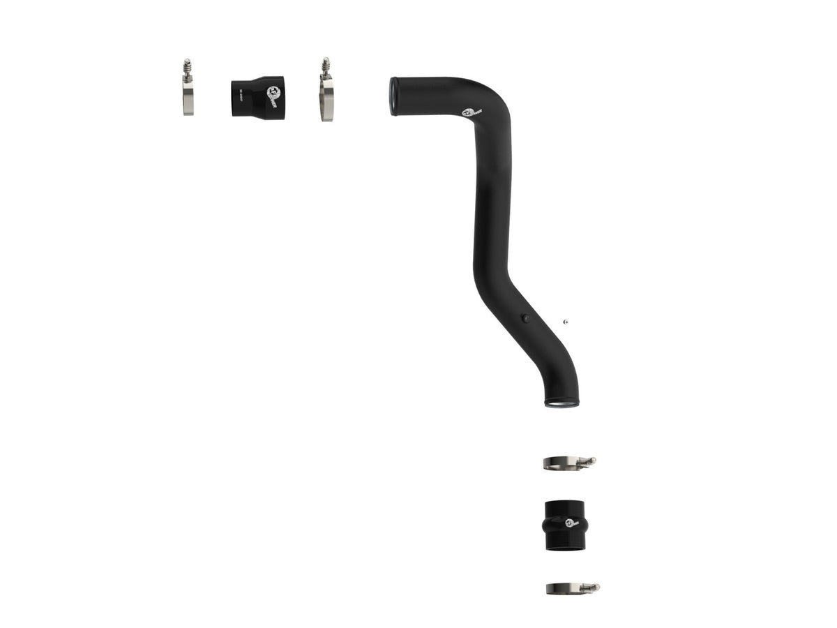 aFe 46-20049 BladeRunner 3 IN Aluminum Hot Charge Pipe Black - view 2