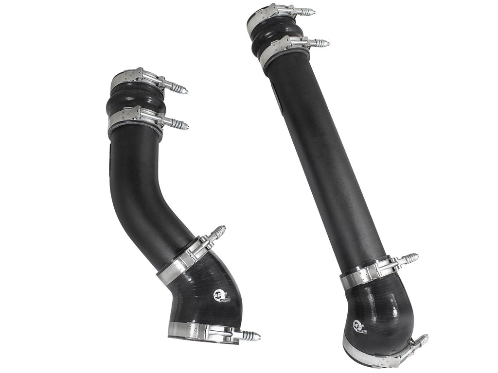aFe 46-20064-B BladeRunner 3 IN Aluminum Hot and Cold Charge Pipe Kit Black - view 2