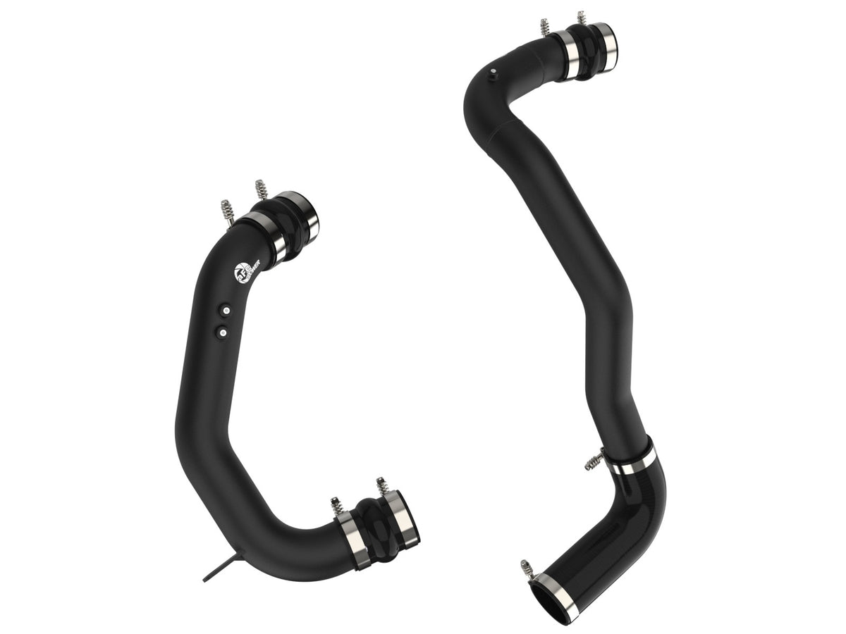 aFe 46-20074-B BladeRunner Aluminum Hot and Cold Charge Pipe Kit Black - view 1