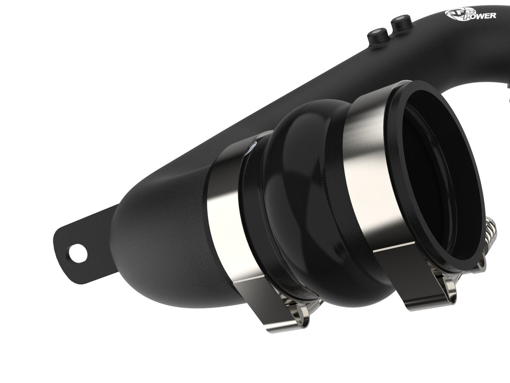aFe 46-20074-B BladeRunner Aluminum Hot and Cold Charge Pipe Kit Black - view 4