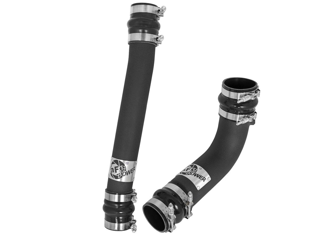 aFe 46-20084-B BladeRunner 3 IN & 2-3/4 IN Aluminum Hot and Cold Charge Pipe Kit Black - view 1