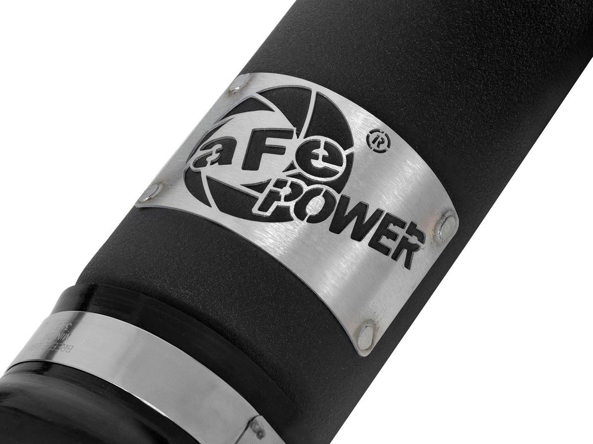 aFe 46-20084-B BladeRunner 3 IN & 2-3/4 IN Aluminum Hot and Cold Charge Pipe Kit Black - view 5