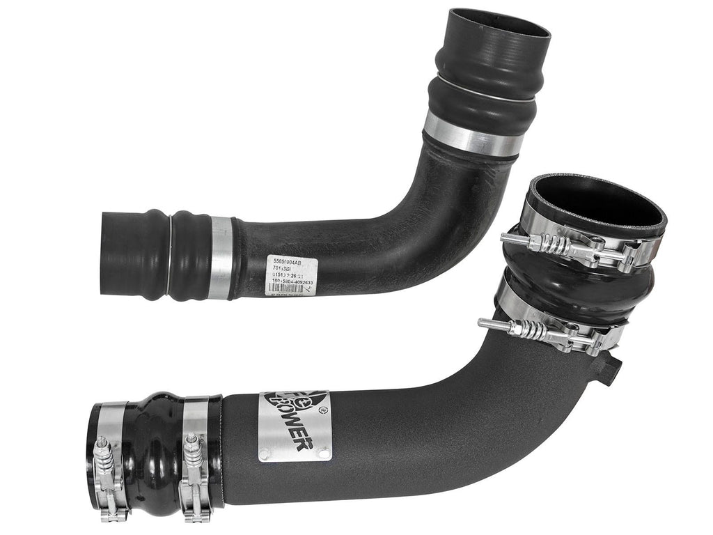 aFe 46-20084-B BladeRunner 3 IN & 2-3/4 IN Aluminum Hot and Cold Charge Pipe Kit Black - view 7