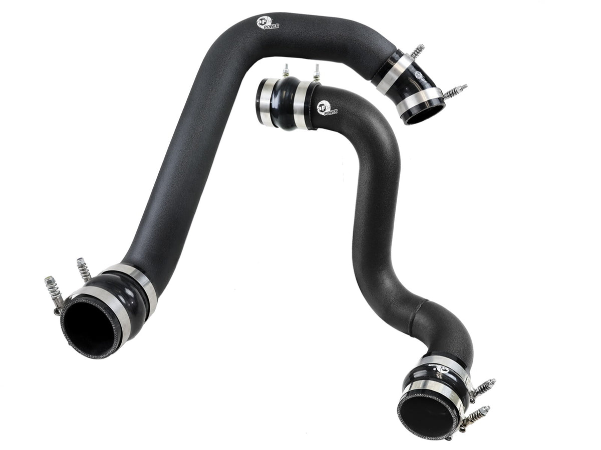 aFe 46-20104-B BladeRunner 3 IN Aluminum Hot and Cold Charge Pipe Kit Black - view 1