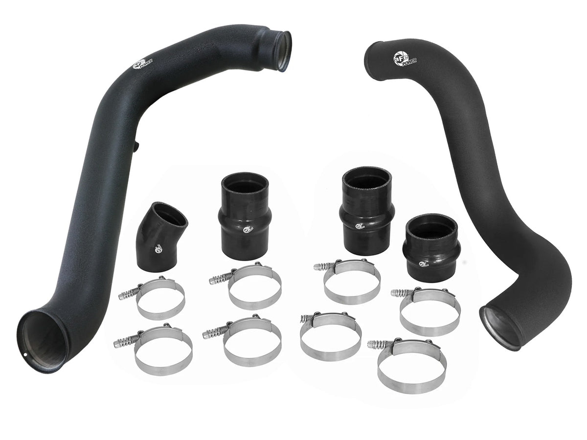 aFe 46-20104-B BladeRunner 3 IN Aluminum Hot and Cold Charge Pipe Kit Black - view 2
