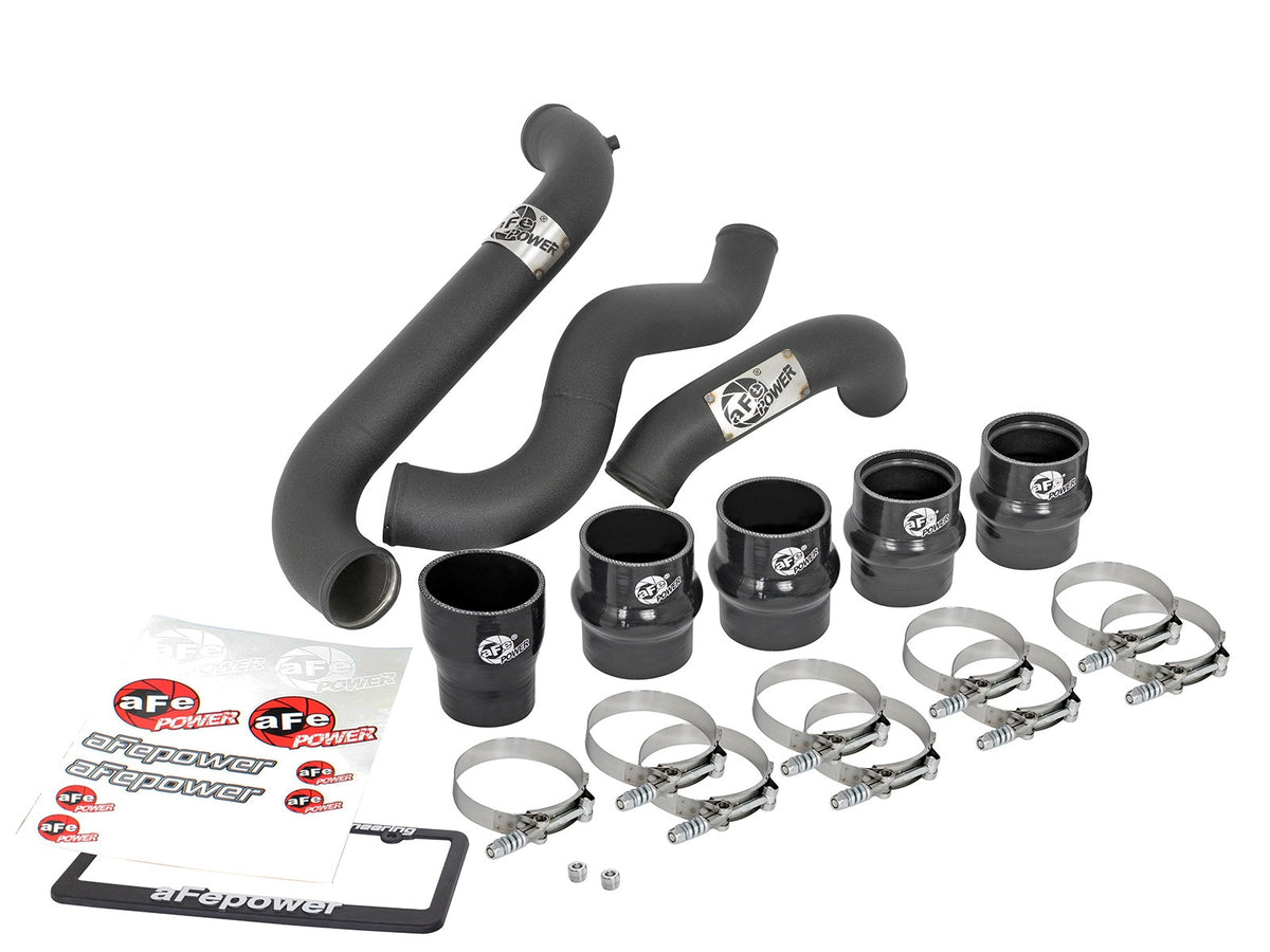 aFe 46-20114-B BladeRunner 3 IN Aluminum Hot and Cold Charge Pipe Kit Black - view 8