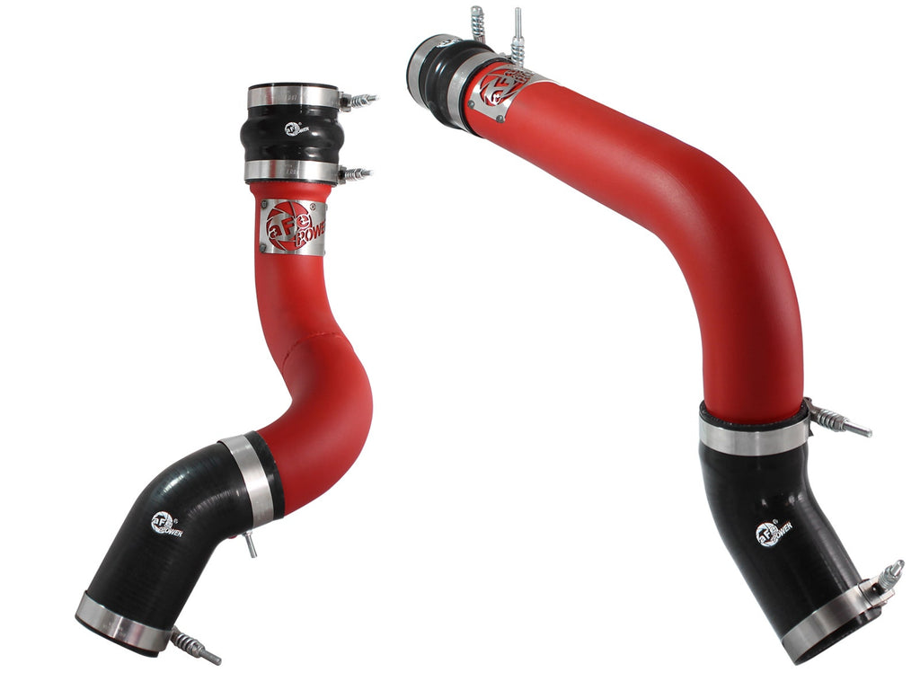 aFe 46-20134-R BladeRunner 3 IN Aluminum Hot and Cold Charge Pipe Kit Red - view 1