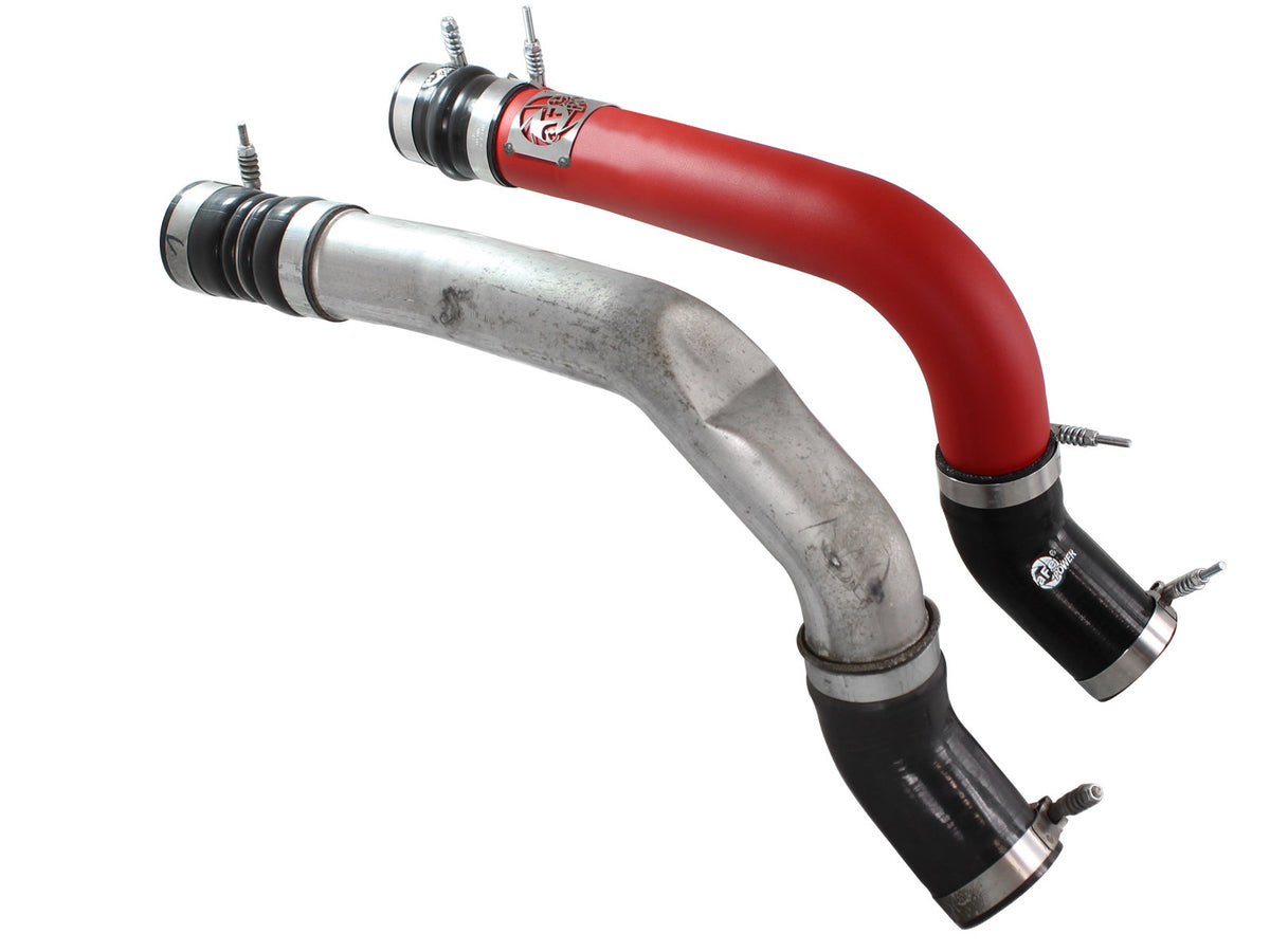 aFe 46-20134-R BladeRunner 3 IN Aluminum Hot and Cold Charge Pipe Kit Red - view 6