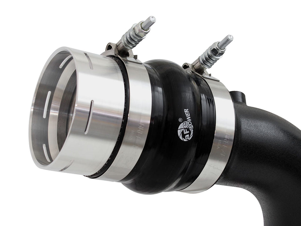 aFe 46-20144-B BladeRunner 3 IN Aluminum Hot and Cold Charge Pipe Kit Black - view 4