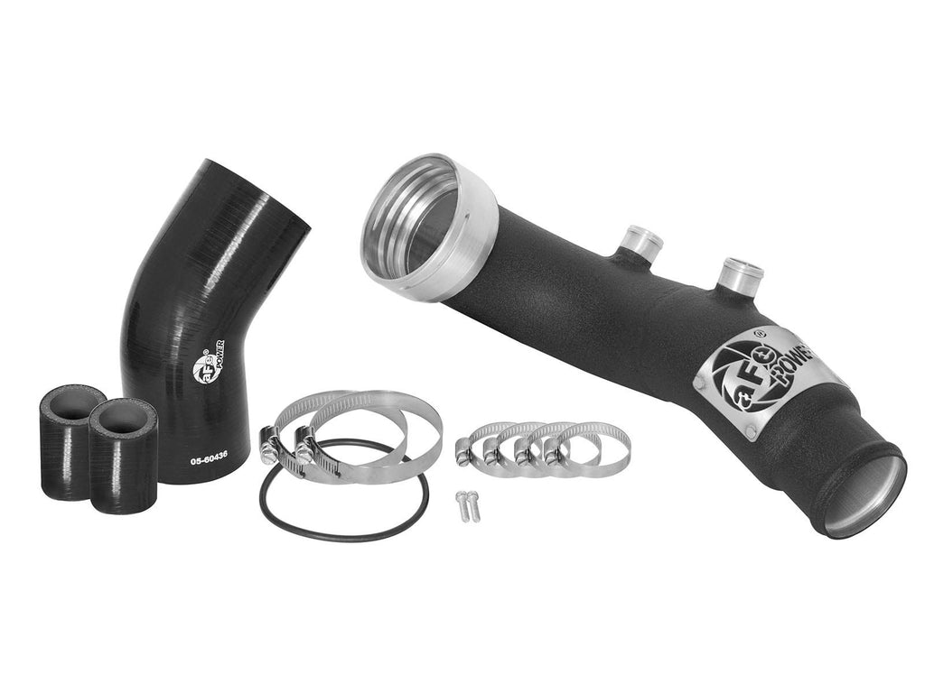 aFe BladeRunner 3 IN Aluminum Cold Charge Pipe Black - BMW 335i (E9X) 2007-2010