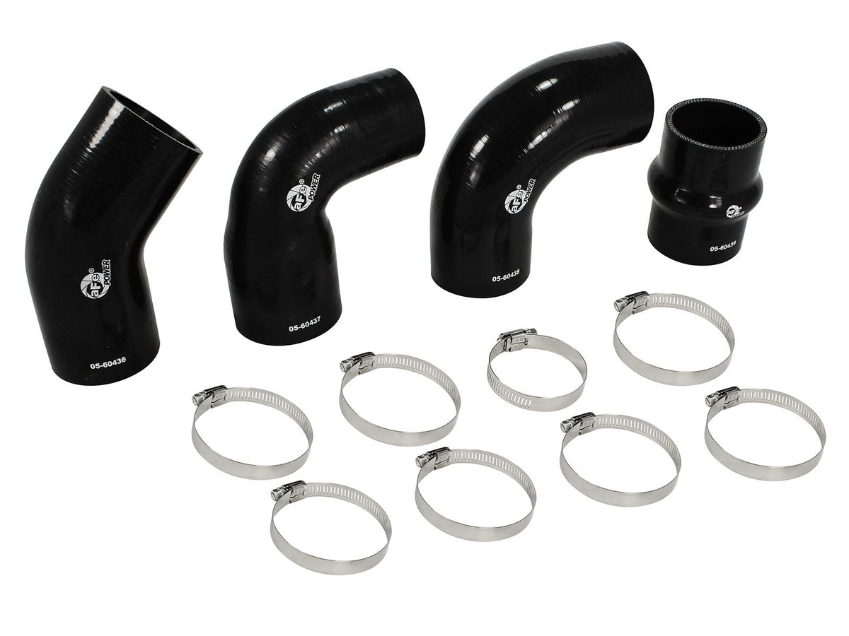 aFe BladeRunner Intercooler Couplings & Clamps Kit - Factory Intercooler & aFe Tubes - Ford Focus ST 2013-2018