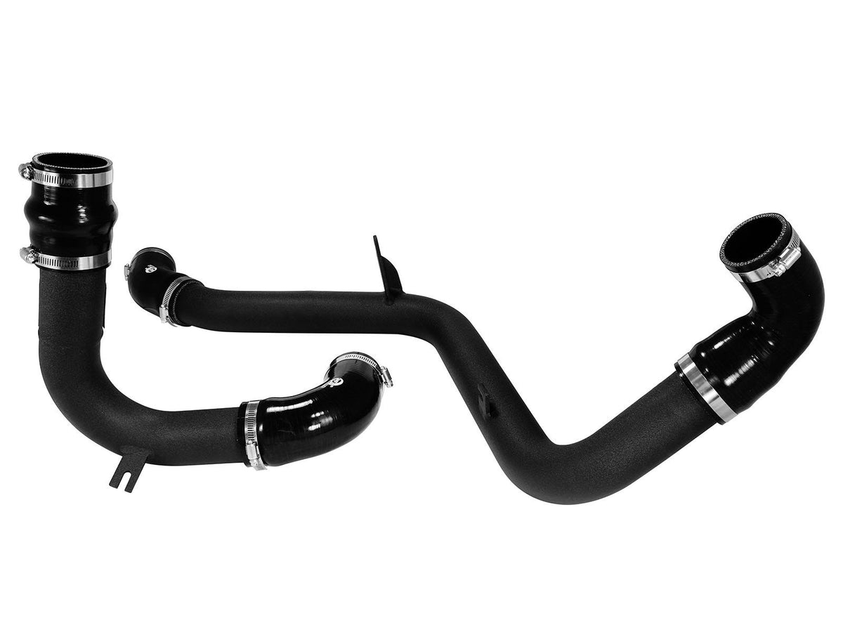 aFe BladeRunner 2-1/2 IN Aluminum Hot and Cold Charge Pipe Kit Black - Ford Focus ST 2013-2018