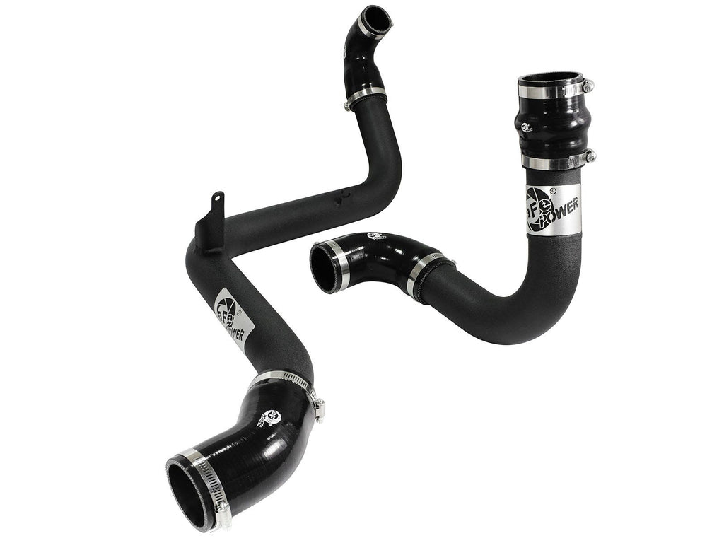 aFe BladeRunner 2-1/2 IN Aluminum Hot and Cold Charge Pipe Kit Black - Ford Focus ST 2013-2018