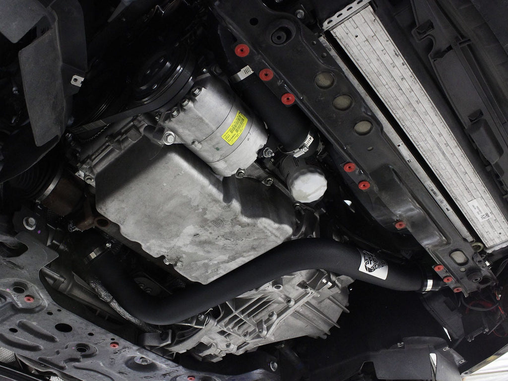 aFe BladeRunner 2-1/2 IN Aluminum Hot and Cold Charge Pipe Kit Black - Ford Focus ST 2013-2018