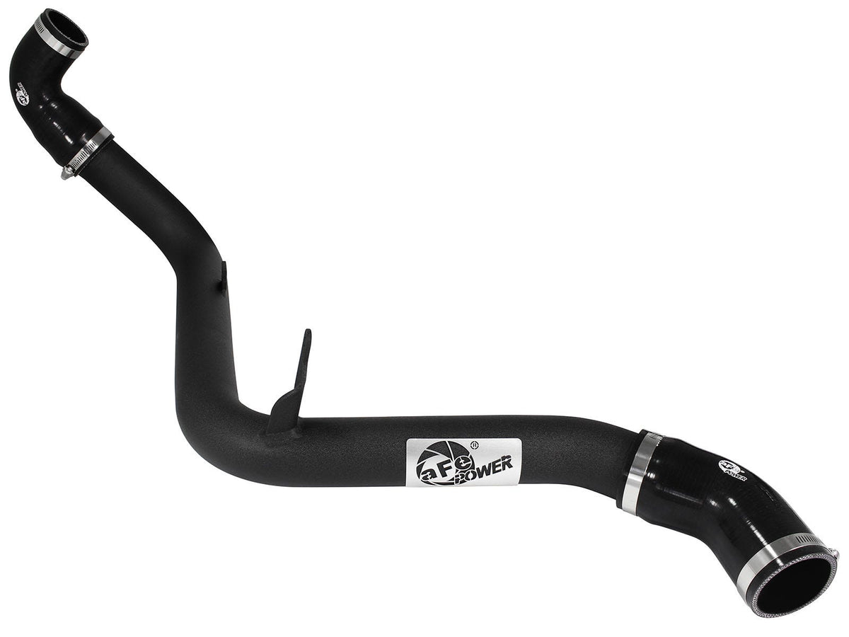 aFe BladeRunner 2-1/2 IN Aluminum Hot Charge Pipe Black - Ford Focus ST 2013-2018