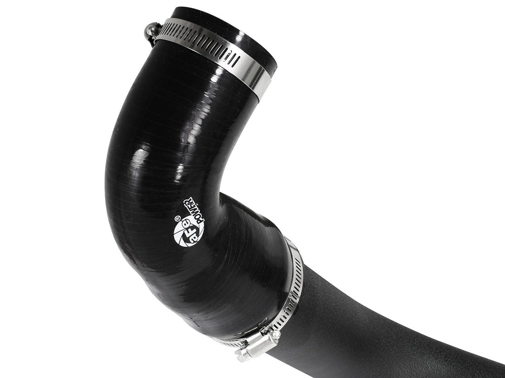 aFe BladeRunner 2-1/2 IN Aluminum Hot Charge Pipe Black - Ford Focus ST 2013-2018