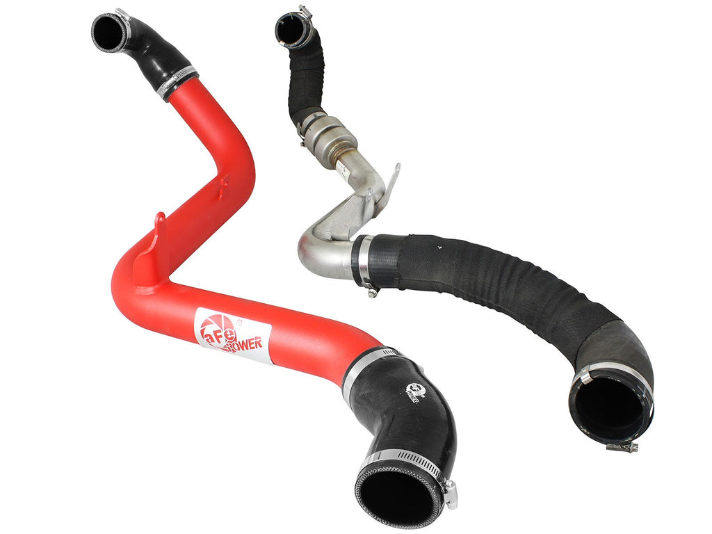 aFe BladeRunner 2-1/2 IN Aluminum Hot Charge Pipe Red - Ford Focus ST 2013-2018
