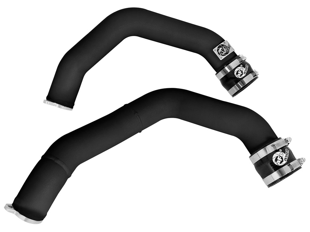 aFe BladeRunner 2-1/4 IN Aluminum Hot Charge Pipe Black - BMW M3/M4 (F80/F82/F83) 2015-2020