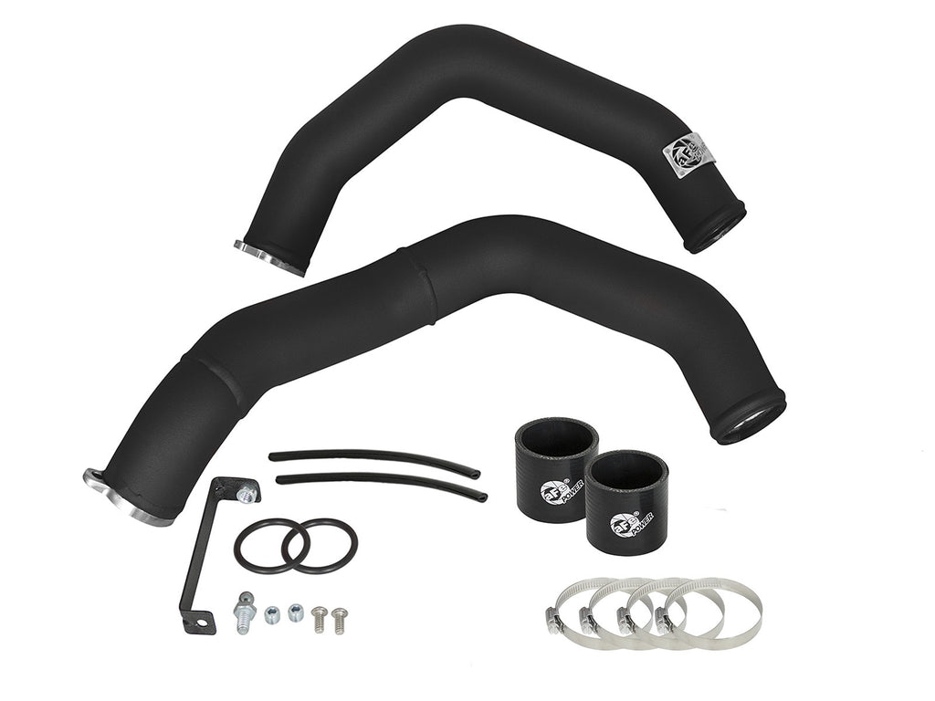 aFe BladeRunner 2-1/4 IN Aluminum Hot Charge Pipe Black - BMW M3/M4 (F80/F82/F83) 2015-2020