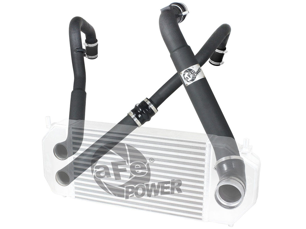 aFe 46-20204-B BladeRunner Aluminum Hot and Cold Charge Pipe Kit Black - view 1