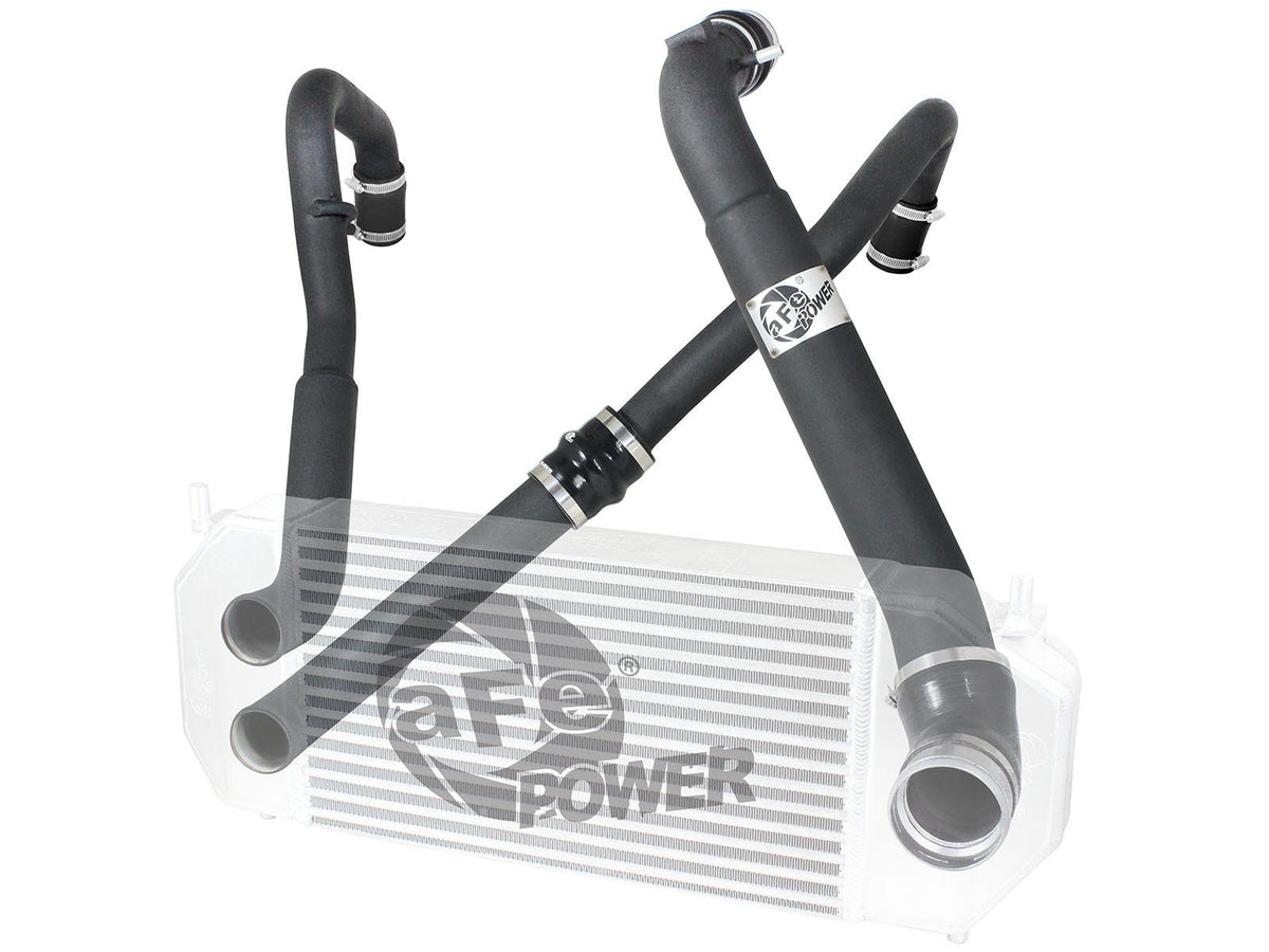 aFe 46-20204-B BladeRunner Aluminum Hot and Cold Charge Pipe Kit Black - view 1