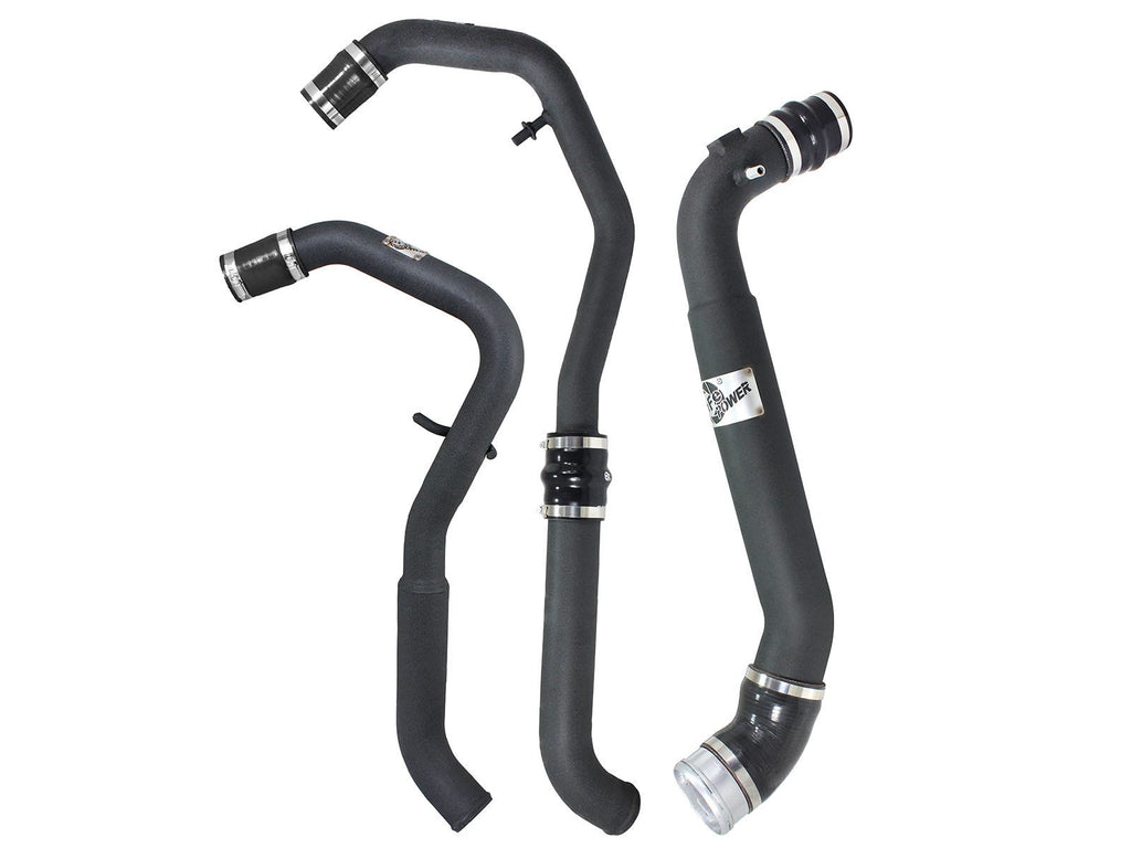 aFe 46-20204-B BladeRunner Aluminum Hot and Cold Charge Pipe Kit Black - view 2