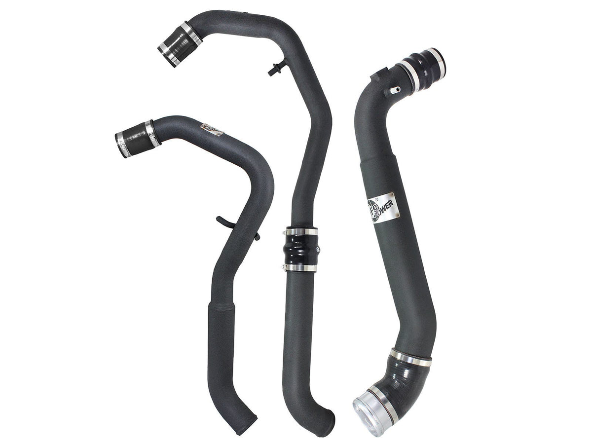 aFe 46-20204-B BladeRunner Aluminum Hot and Cold Charge Pipe Kit Black - view 2