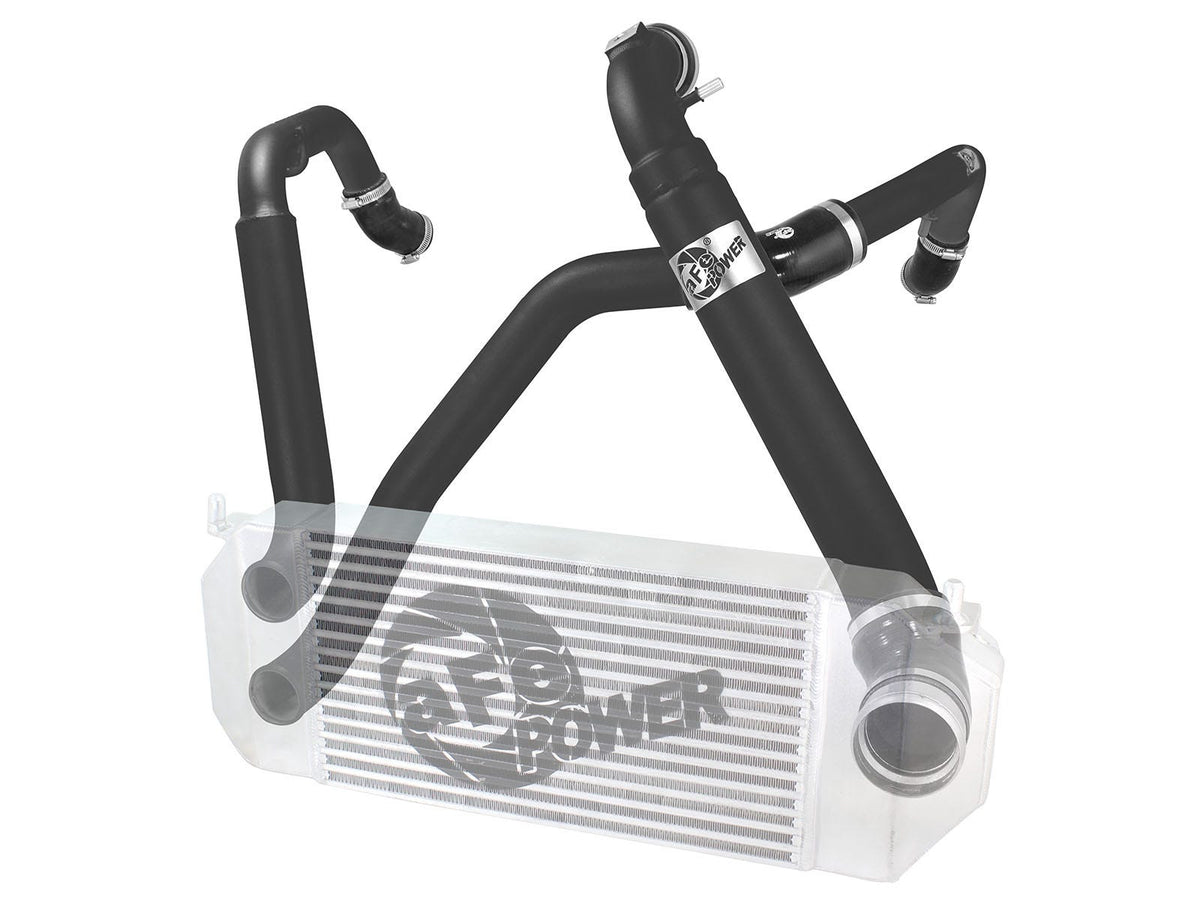 aFe 46-20214-B BladeRunner Aluminum Hot and Cold Charge Pipe Kit Black - view 1