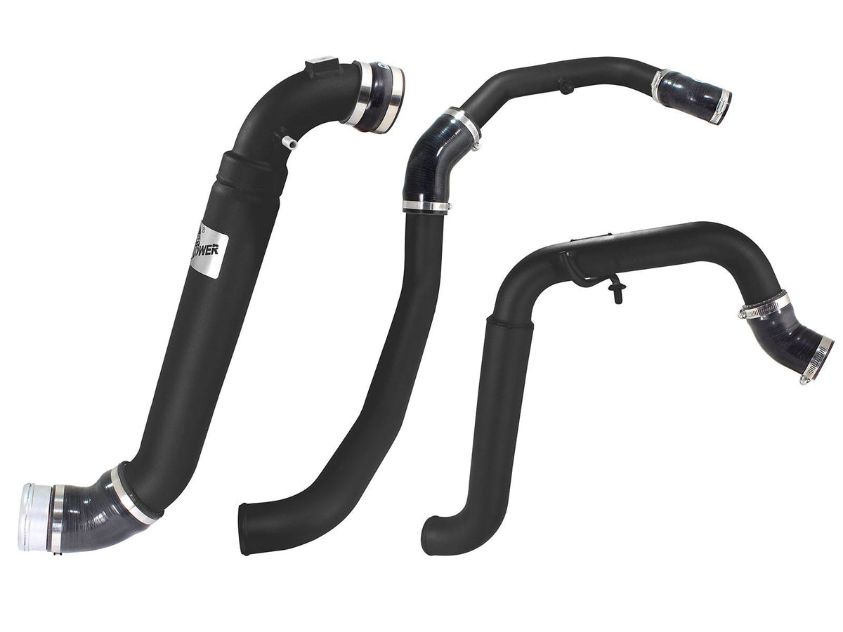 aFe 46-20214-B BladeRunner Aluminum Hot and Cold Charge Pipe Kit Black - view 2