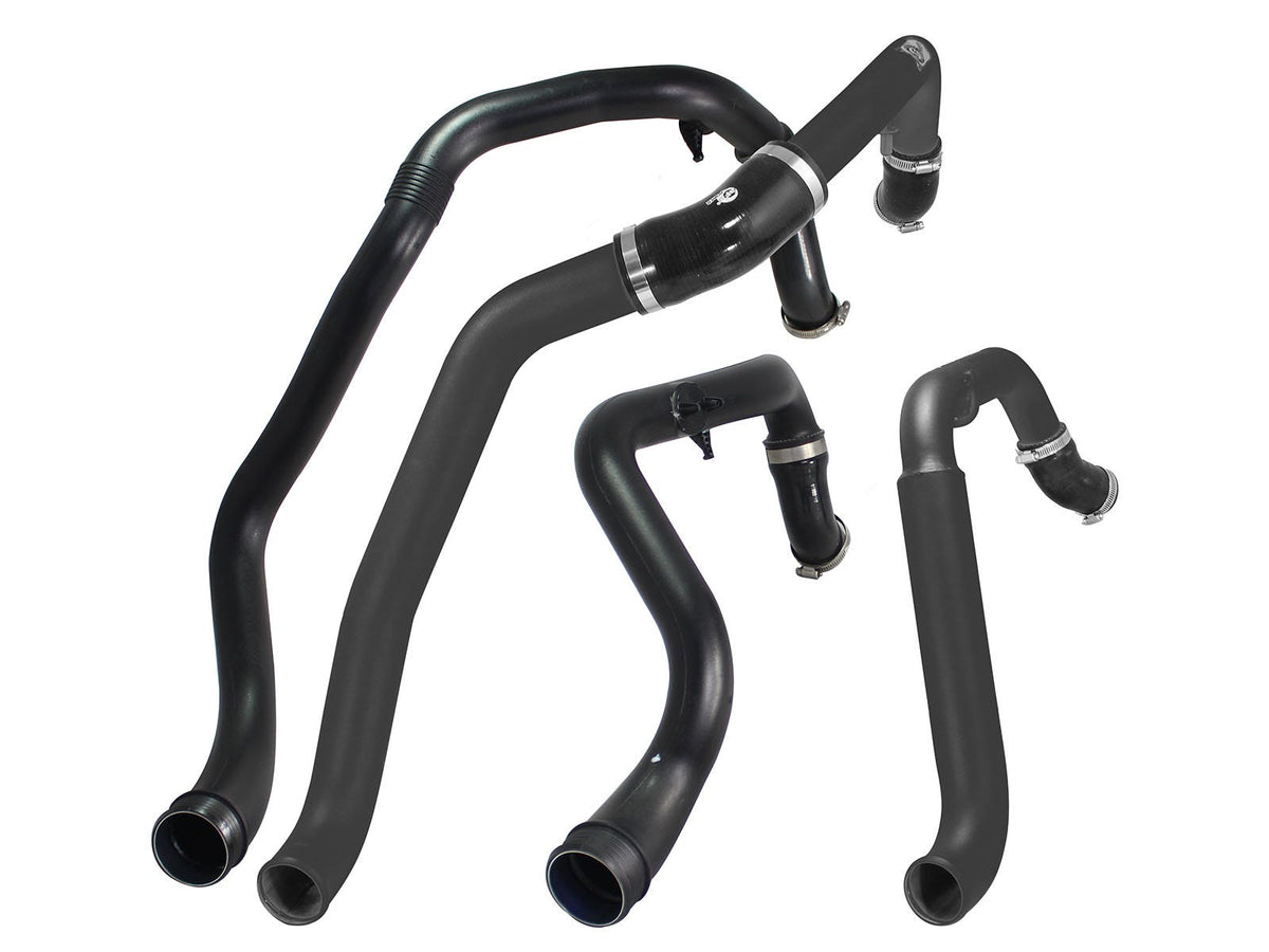 aFe 46-20214-B BladeRunner Aluminum Hot and Cold Charge Pipe Kit Black - view 6