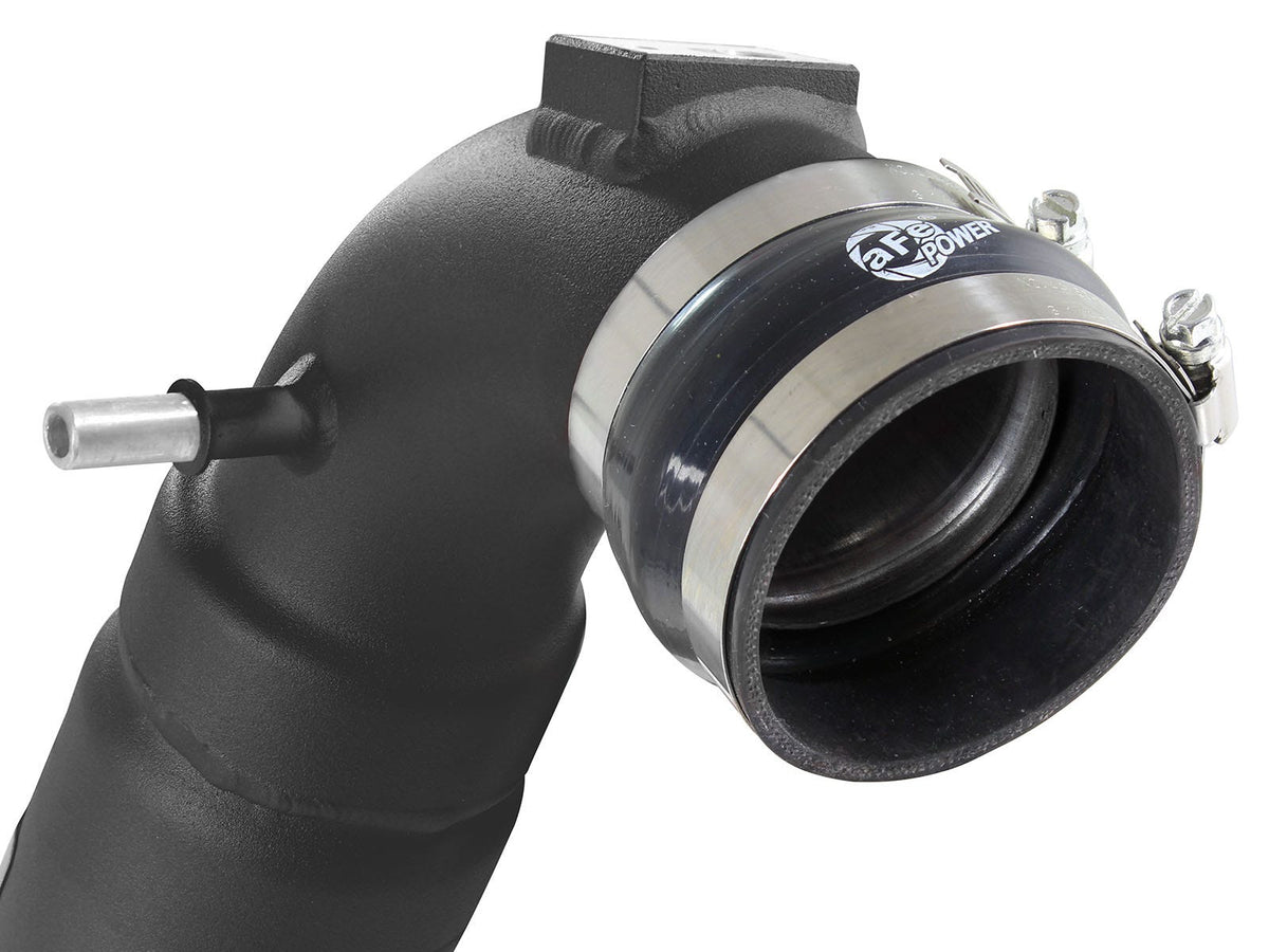 aFe 46-20219-B BladeRunner 3-1/2 IN to 3 IN Aluminum Cold Charge Pipe Black - view 3