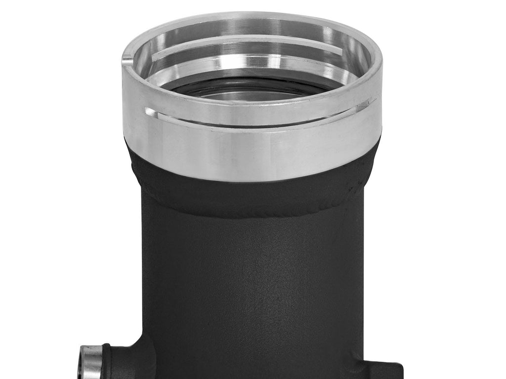 aFe BladeRunner 2-1/2 IN to 2-3/4 IN Aluminum Cold Charge Pipe Black - BMW 1/2/3/4-Series 2012-2018