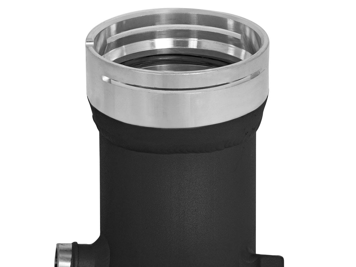 aFe BladeRunner 2-1/2 IN to 2-3/4 IN Aluminum Cold Charge Pipe Black - BMW 1/2/3/4-Series 2012-2018