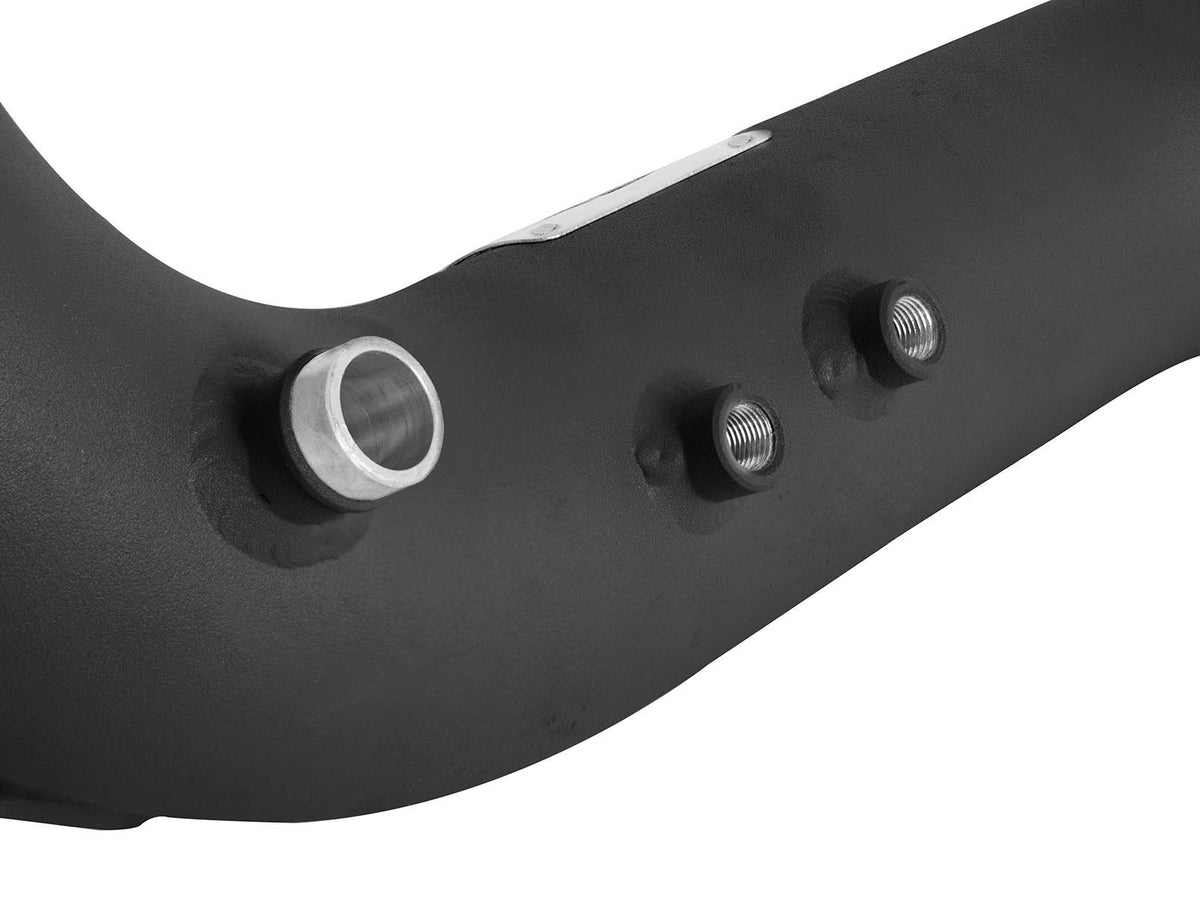 aFe BladeRunner 2-1/2 IN to 2-3/4 IN Aluminum Cold Charge Pipe Black - BMW 1/2/3/4-Series 2012-2018
